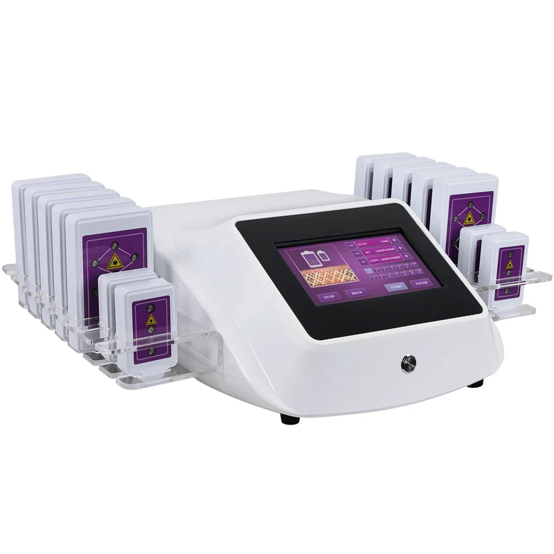 Portable Body Slimming Lipolaser Pad Infrared Lipo Laser Machine Cellulite Reduce Body Shaping Beauty Machine Fat Reduction