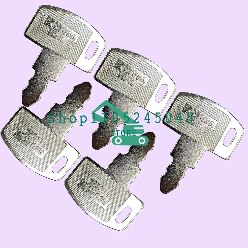 

50pcs 3200 Ignition Key 12657078720 for 3200 Mahindra Tractor 2310 2810 3510 4110 Engine High Quality