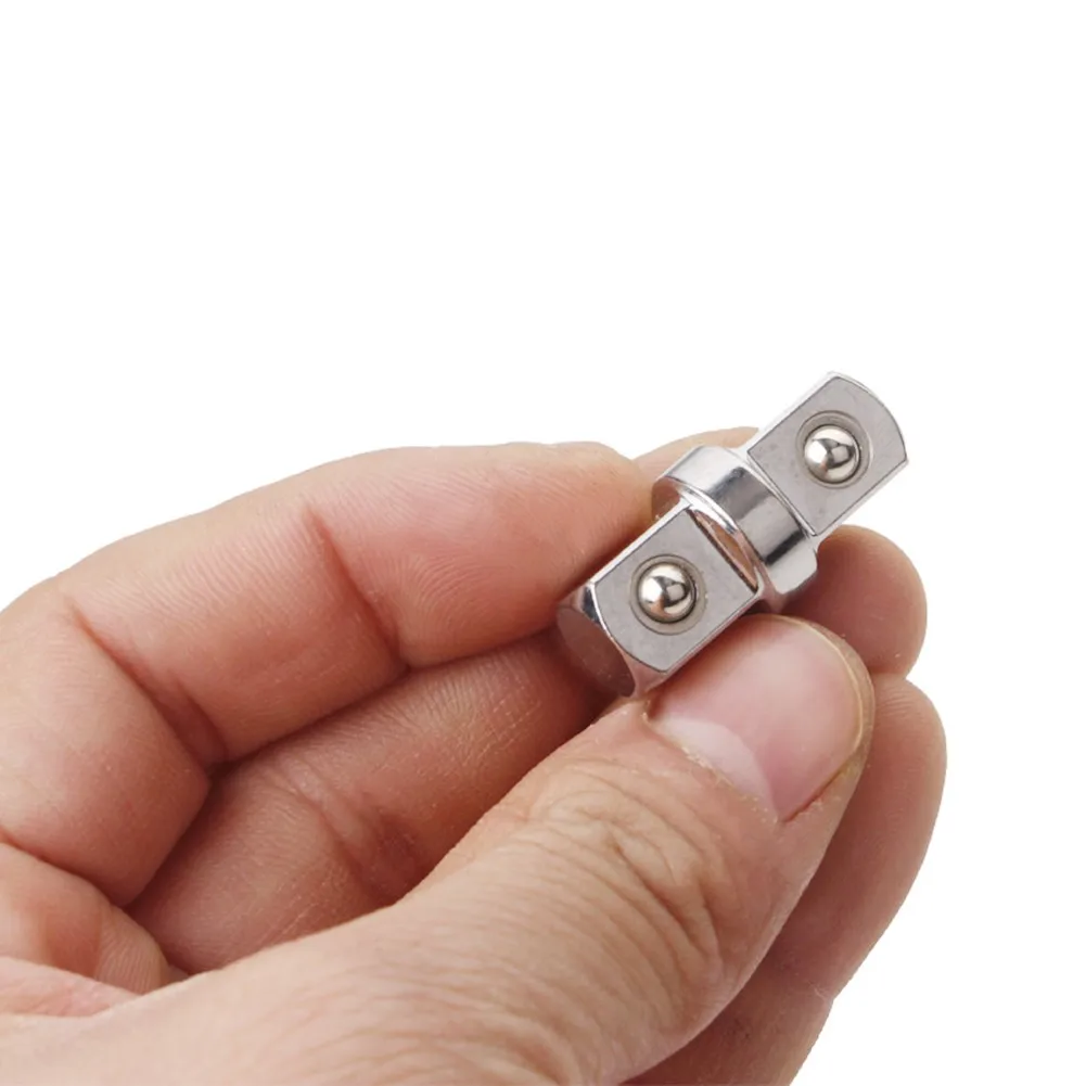 2pcs 1/4 Inch 3/8 Inch Extension Wrench Adapter Chrome Vanadium Steel Converter For Wrench Sleeve Adapter Power Tool Accessories