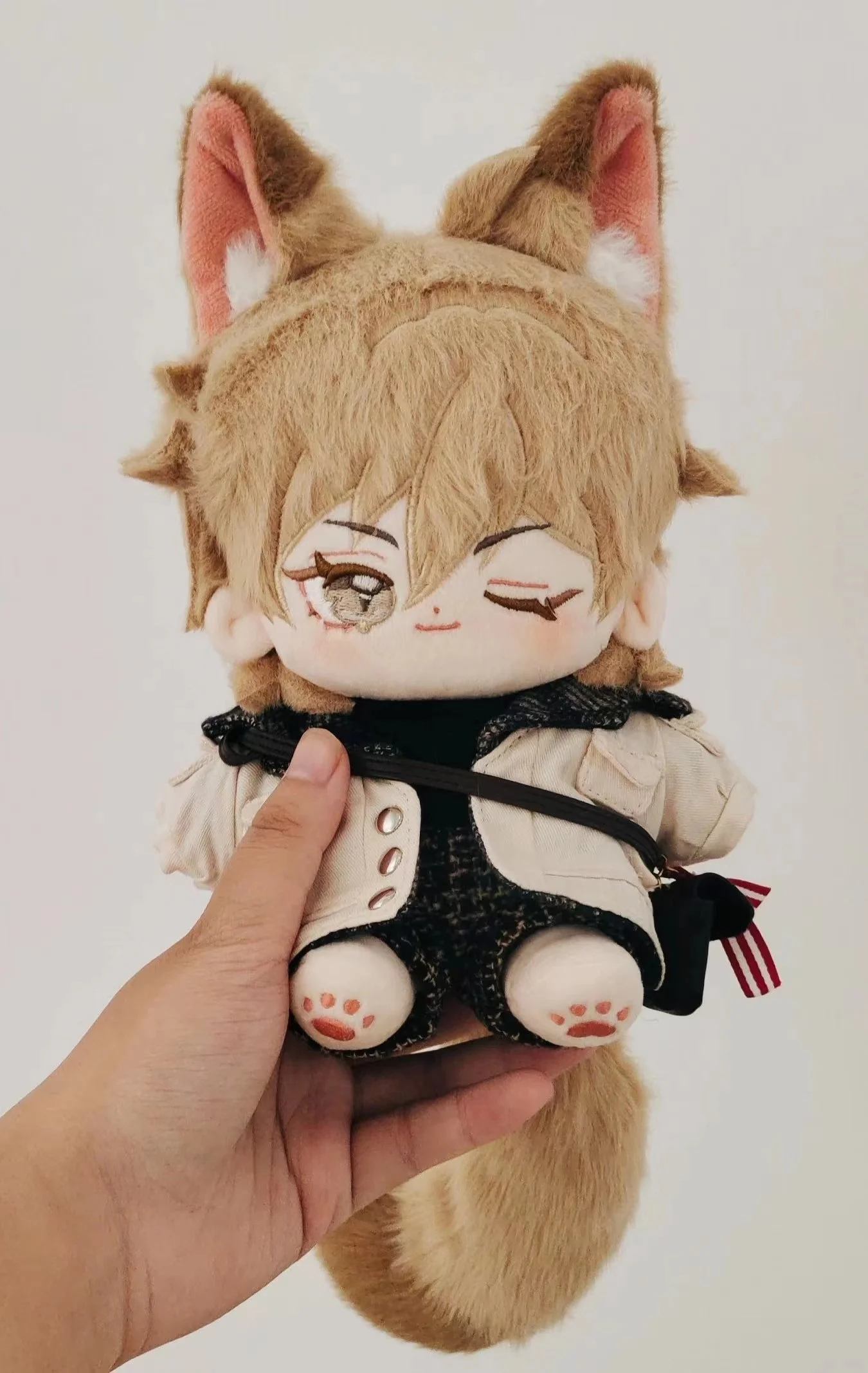 

In Stock Hakaze Kaoru Cotton Plushies Doll 20cm Ensemble Stars Es あんさんぶるスターズ! Cosplay Cartoon Dolls 20cm Cotton Stuffed Doll