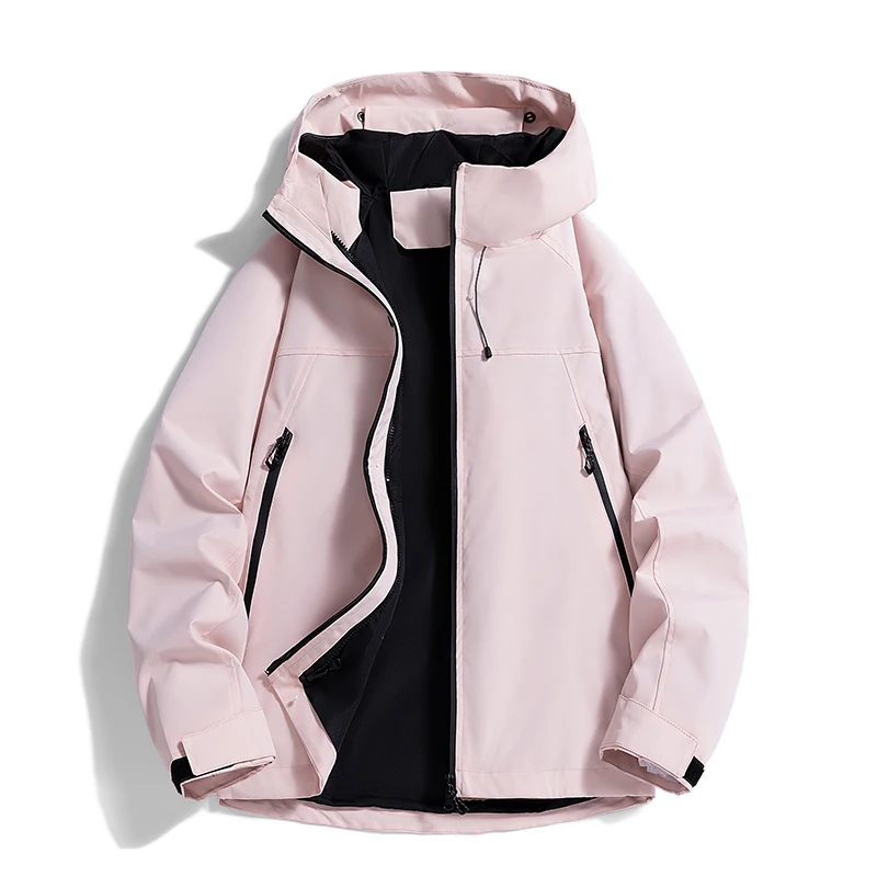 

2025 autumn new men's high-quality windproof and waterproof hooded jacket jacket