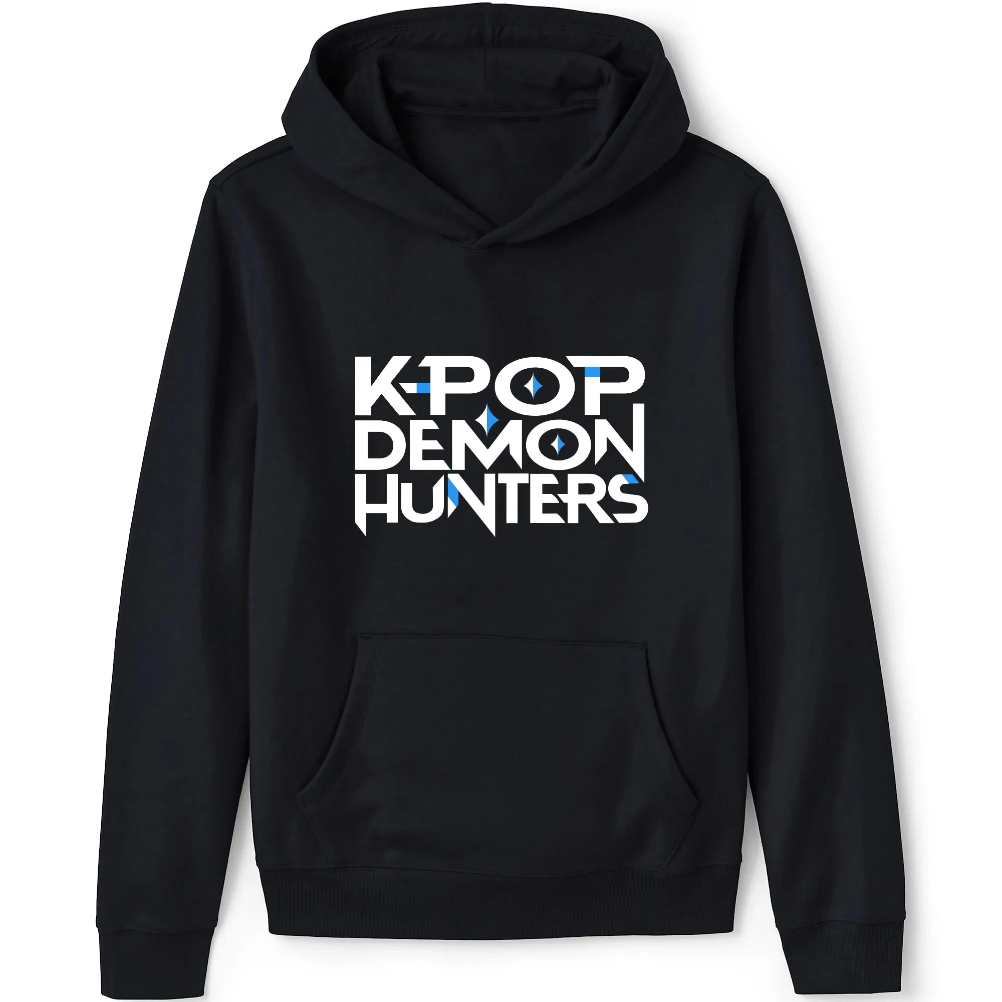 

2025 New KPop Demon Hunters Hoodies Winter Fleece Casual Sweatshirt Top for Women Men Tops Clothing