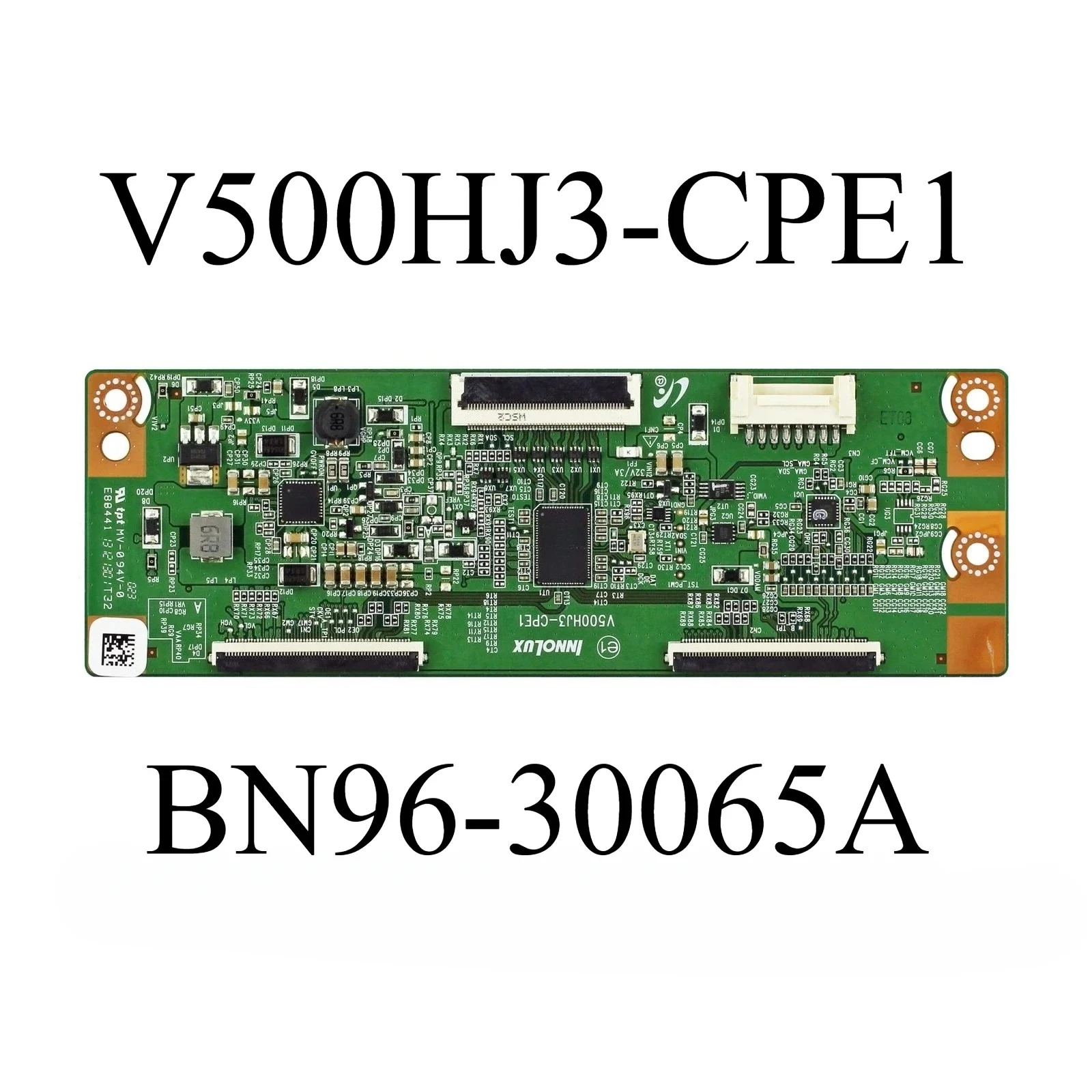 

Плата T-Con V500HJ3-CPE1 BN96-30065A (логическая плата) совместима с телевизорами UN58J5190BF, UN58J5190AF, UN58H5203AK, UN58H5203AH, UN58H5203AG, UN58H5200AK.