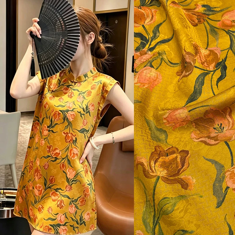 Silk Blouse - Tela de Seda Hualuo con Estampado