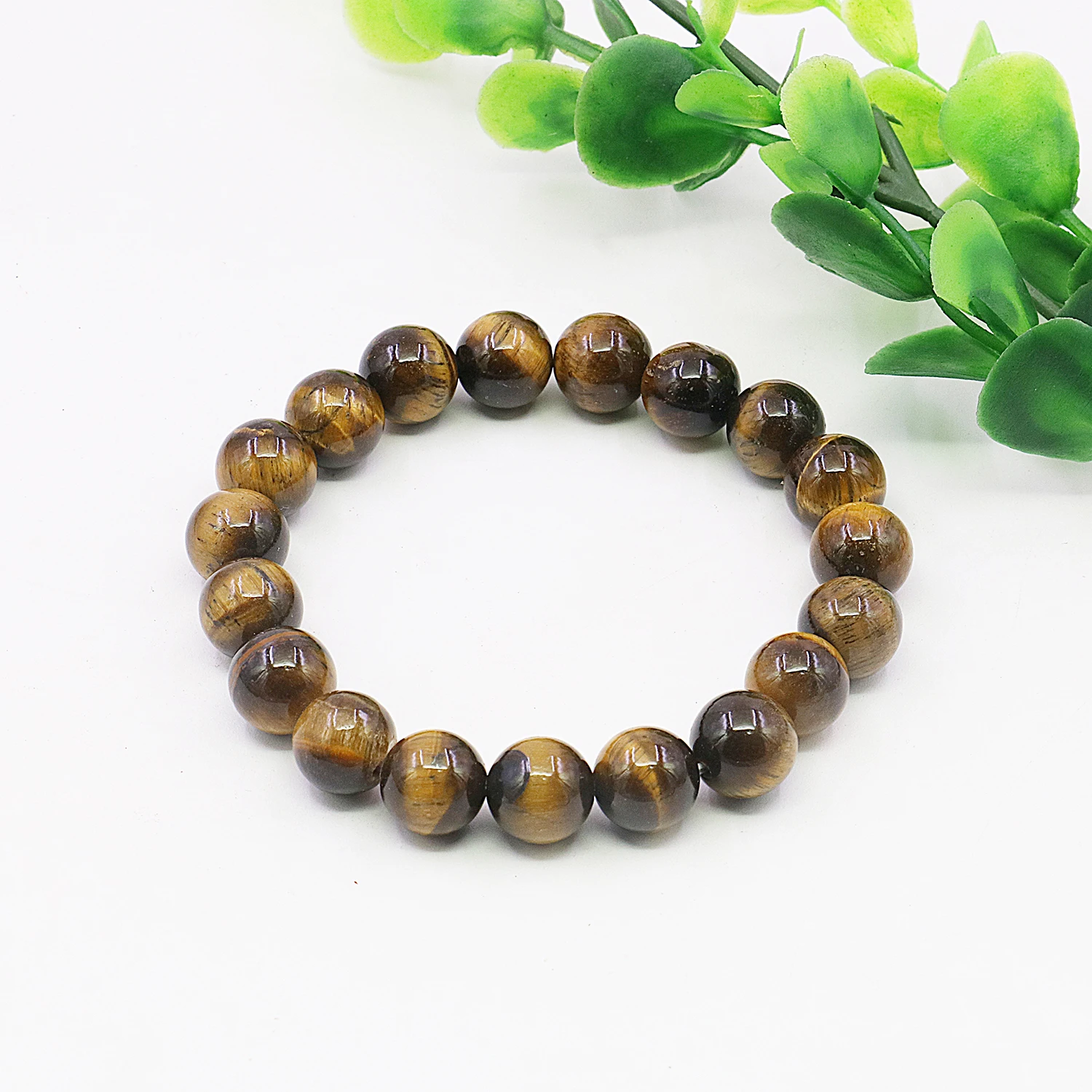 Men'S Yellowstone Accessories - Bracelet en pierre œil de tigre