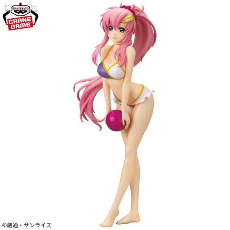 Schnelle Lieferung Bandai Anime Gundam BANPRESTO Lacus Clyne Gigi Lunamaria·Hawke Bademode Original Modell Spielzeug Action Figur Kinder