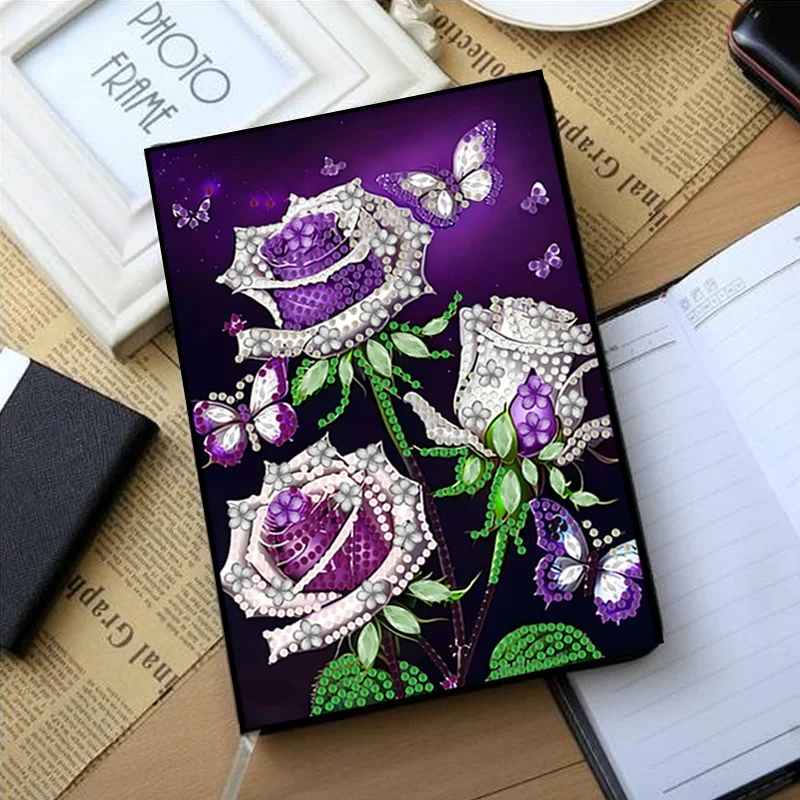 1 Set, Diamond Painting DIY Ha - Leatherwork Flowers ulasan dan harga
