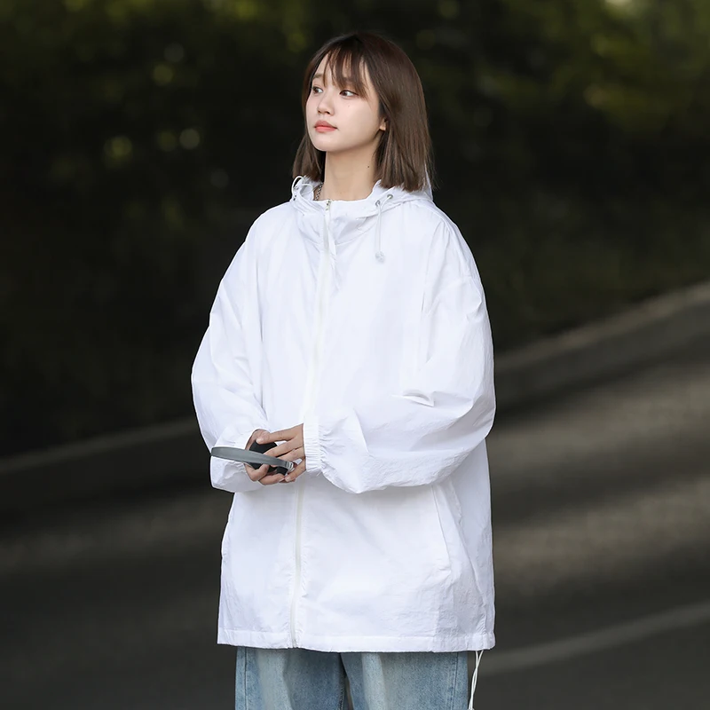 Manteaux de protection solaire pour femmes, randonnée en plein air, ample, grande taille, respirant, vêtements de protection solaire, veste coupe-vent à peau fine, nouvelle collection
