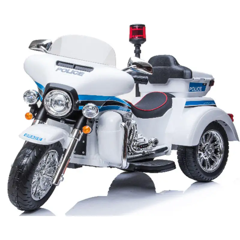 

2022 Children's Electric Moto Motorcycle Ride-On Motorbike with Police Siren & Walkie-Talkie Fun Toys for Kids to Drive