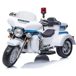 2022 Children's Electric Moto Motorcycle Ride-On Motorbike with Police Siren & Walkie-Talkie Fun Toys for Kids to Drive