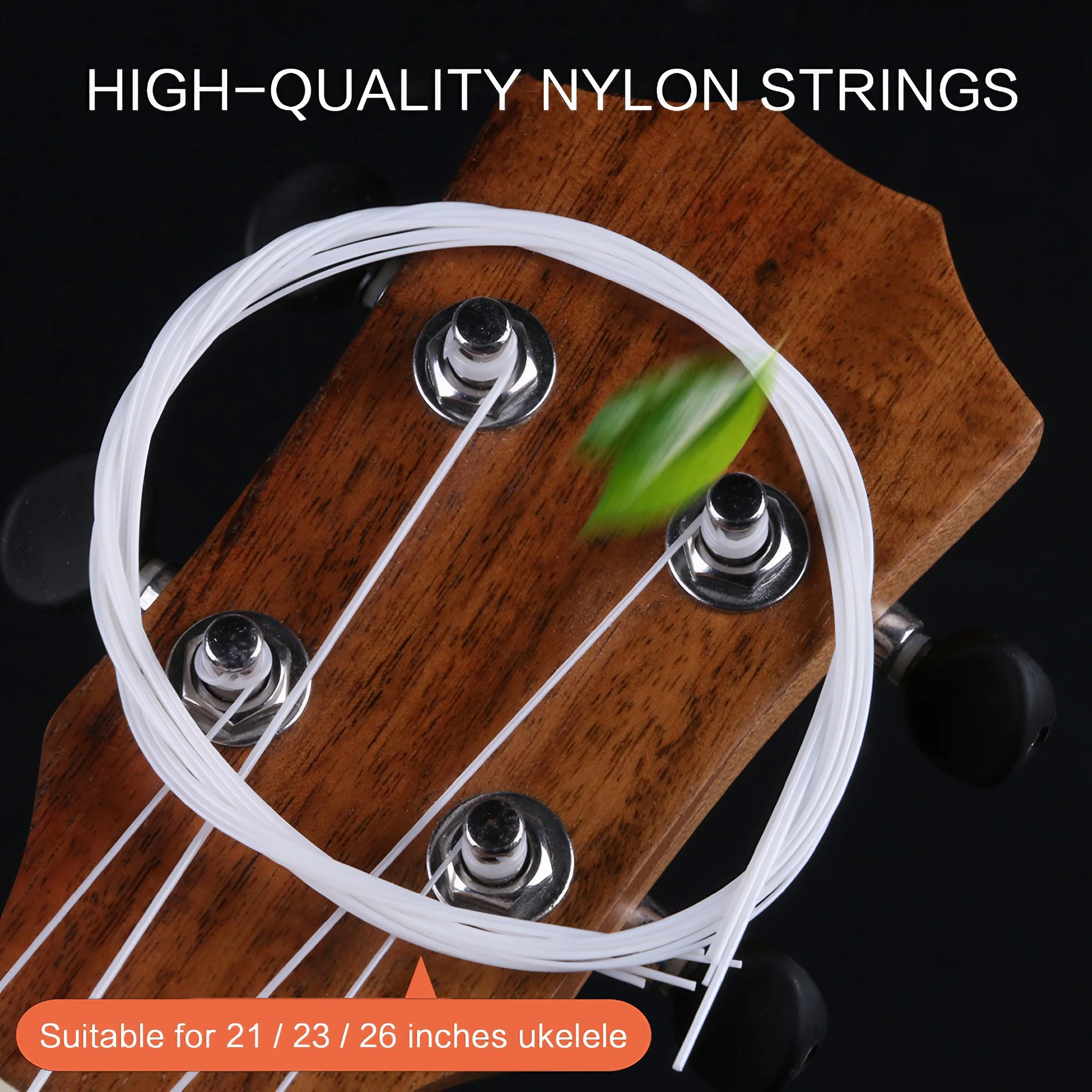 Ukulele Strings Nylon Hawaii Four Strings Guitar Ukulele 1st-4th Strings 4 Pcs/Set Stonego Musical Instrument Accessories