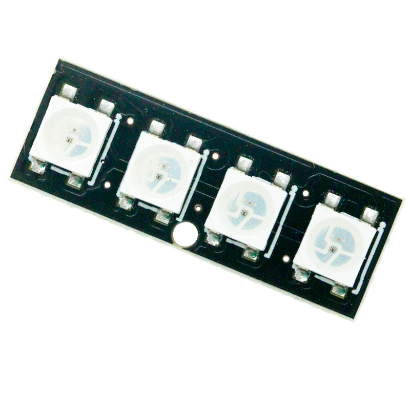 Módulo de grânulo LED Bar Light, Full Color Drive Illustrated, Desenvolvimento Módulo Board, Microcontrolador, 4-bit, WS2812