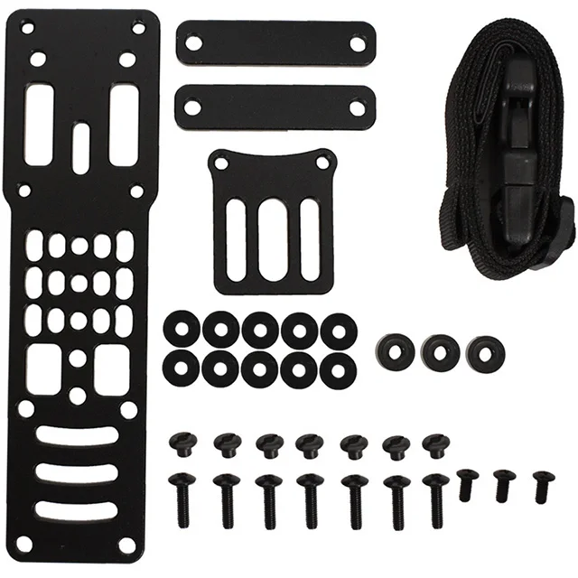 Metall Modulare Pistole Holster Adapter Kompatibel QLS Plattform Holster Drop Bein Band Jagd Airsoft Quick Pull Ziehen
