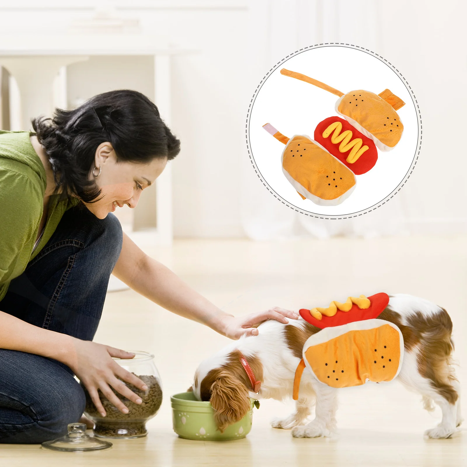 

Pet Warm Hot Dog Costume For Puppy Dog Cat Size S Fashion Durable Outdoor Walking Jogging Party Wear Comfortable Animal