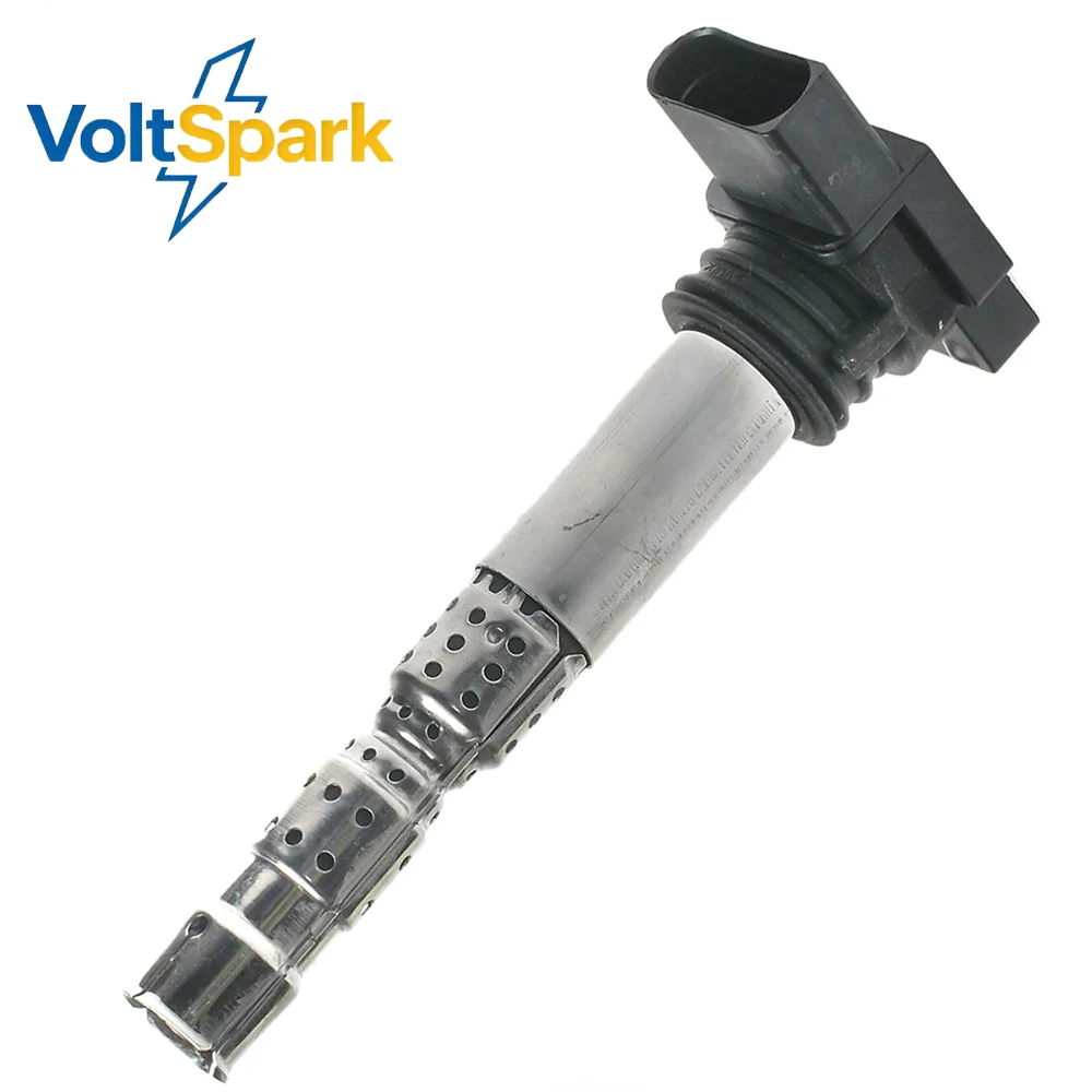 

07C 905 115J Ignition Coil for Audi A8 Bentley Continental 6.0L W12 - Direct Replacement, 4-Pin, NGK U5017, Pencil Coil