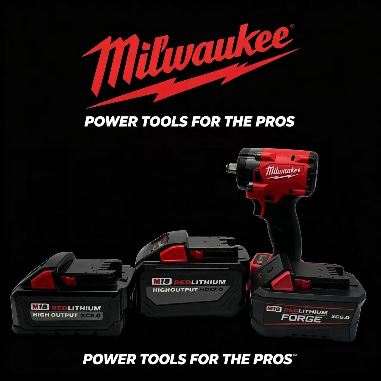 

Forged Milwaukee M18HB12 18V 12Ah battery, 15 21700 cells, compatible with 48-11-1815 48-11-1850 outdoor tools