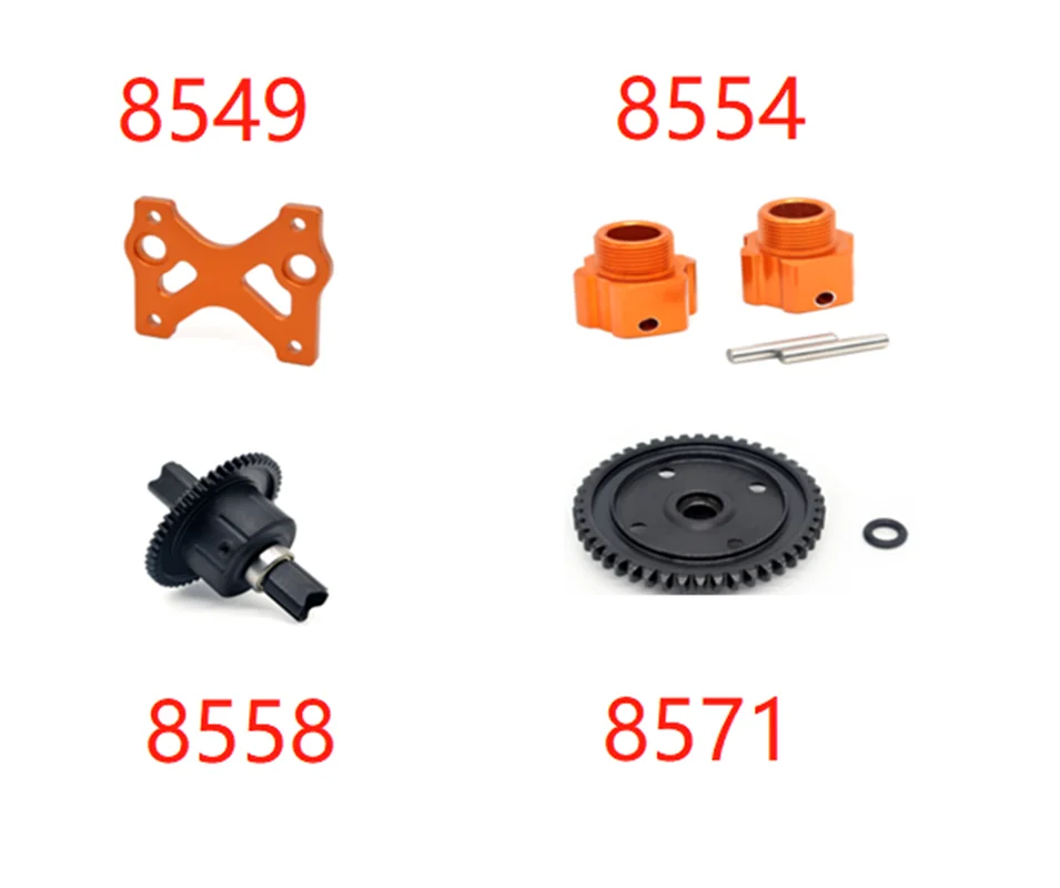 

Rc Car Accessories 1/7 ZD Racing EX-07 Parts 8549 Center Support Plate 8554 8555 8557 8558 8569 Center Differential Gear