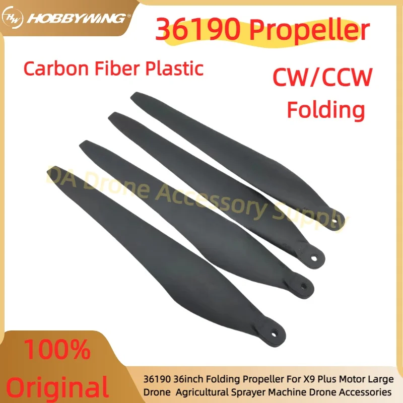 

Hobbywing 36190 Пропеллер 36 дюймов Складной пропеллер для двигателя X9 Plus Большие пропеллеры для дронов Детали сельскохозяйственной опрыскивателя