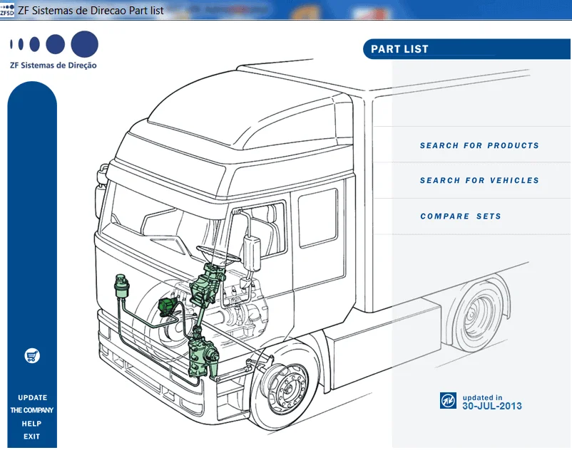 For ZF SD 2023 Automotive Steering Produc Catalog