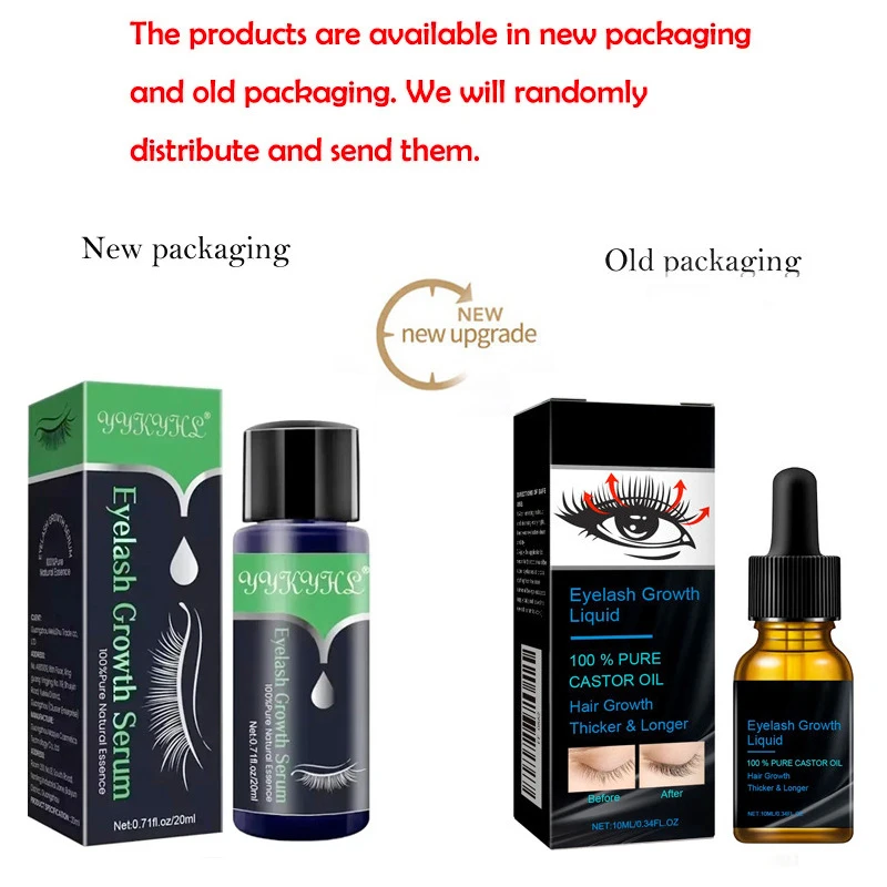 Cejas naturales gruesas y delgadas, rizo, aceite de ricino Natural húmedo, suero líquido para crecimiento, extensión de pestañas, producto de maquillaje femenino