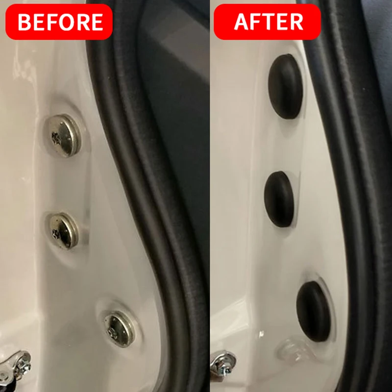 1Set serratura auto viti antiruggine tappo adesivi copertura protettiva per Subaru XV Forester Legacy Outback BRZ 86 accessori auto