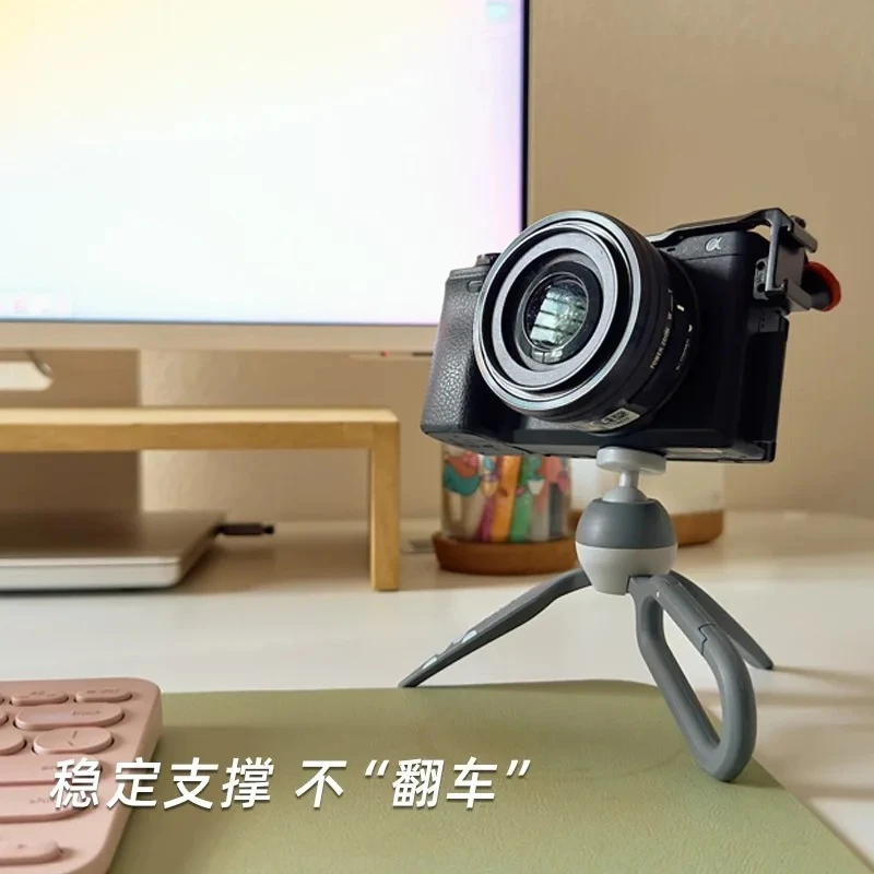 2026 Hot Selling Small Desktop Stand Micro Single Camera Mobile Tripod Mountaineering Travel Selfie