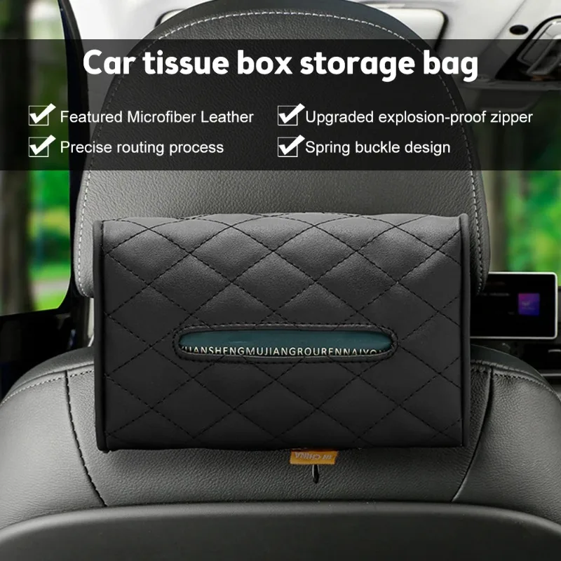 Portatovaglioli in pelle con visiera parasole portatovaglioli da appendere porta maschera per Auto ombreggiatura organizzatore per custodia per Auto