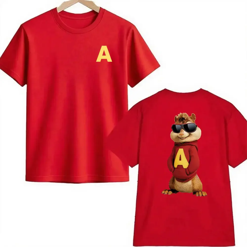 Alvin and The Chipmunks The Squeakquel's Tshirt Men Women Manfashion 2-sided Print Shirt Is Available for Best Friend Tee Tops