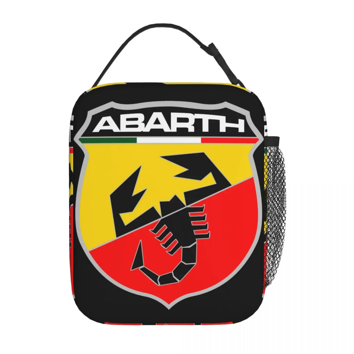 Tas jinjing makanan makan siang terisolasi Logo Abarth