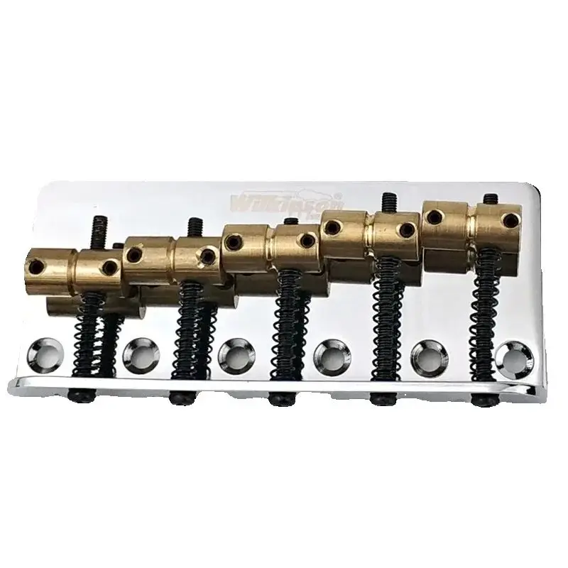 Wilkinson WOB51 WOB51T Precision Jazz Bass Chrome Silver Four 4 Strings Electric Bass Bridge With Brass Saddles For