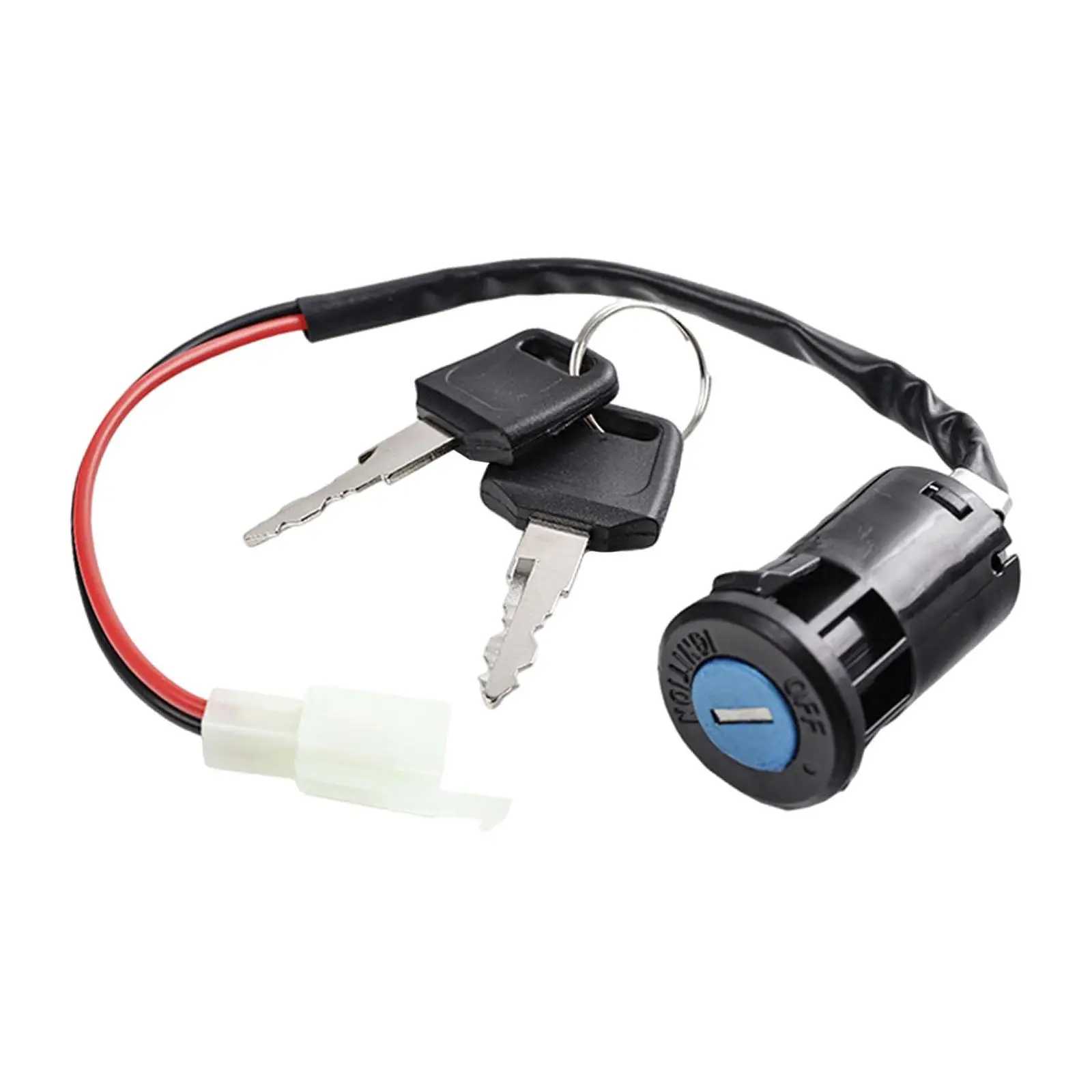 Generic Ignition Key Switch Waterproof High Performance Electric Universal for Motorcycle Go Kart Mini Bikes Moped Scooter