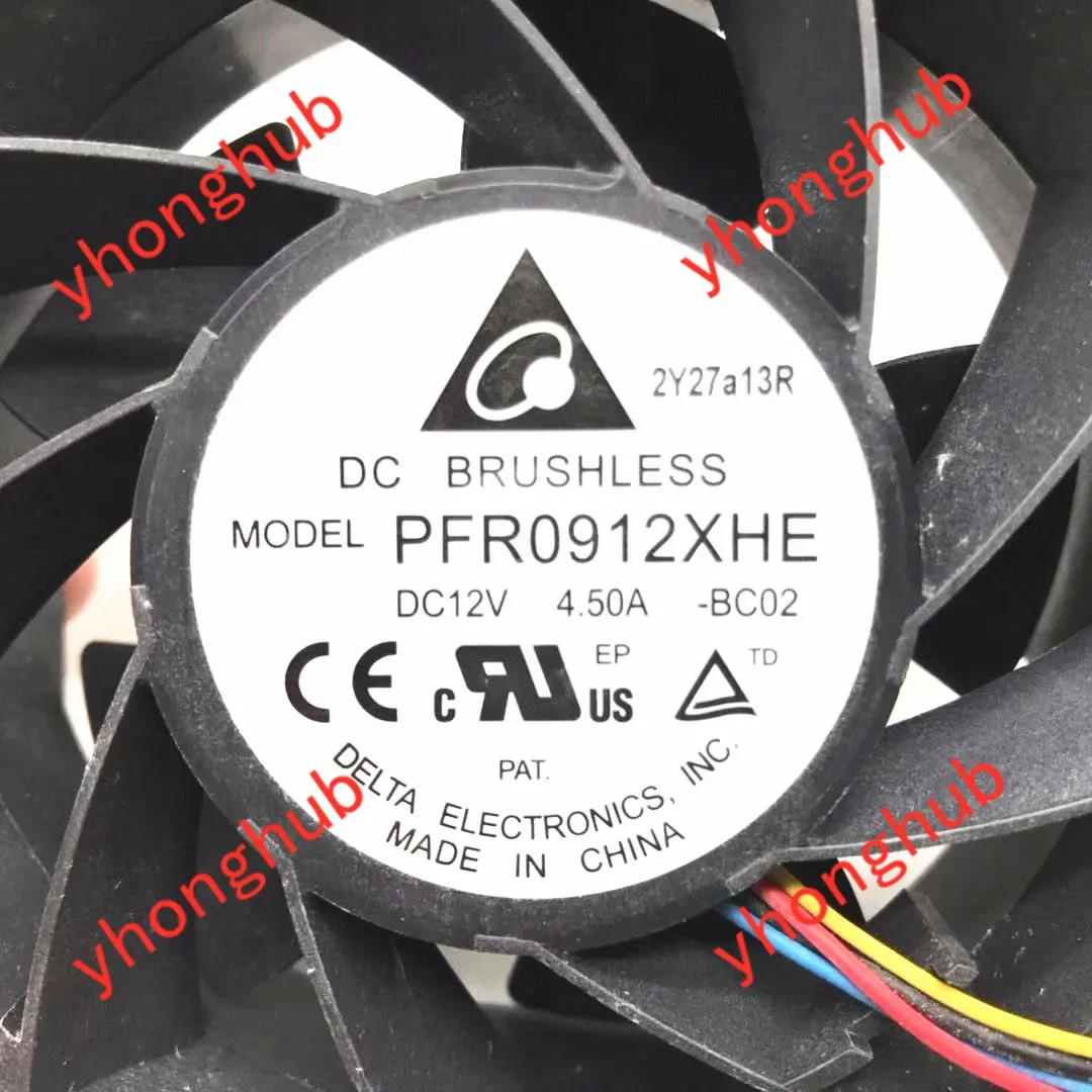 

Delta Electronics PFR0912XHE BC02 DC 12 В 4,50 А 90x90x38 мм Вентилятор охлаждения сервера