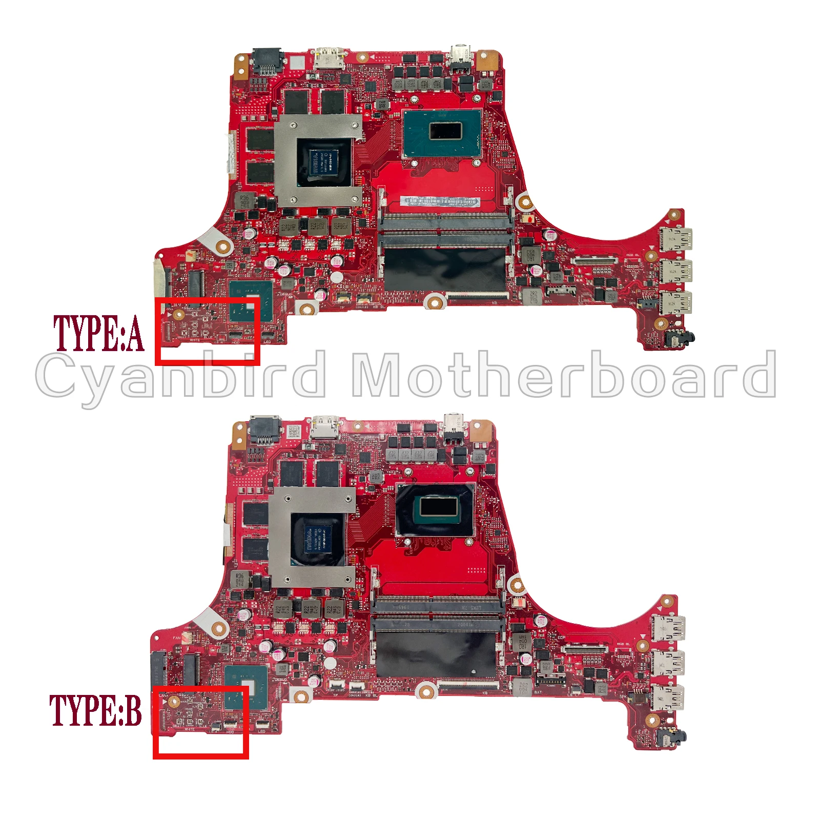 Notebook Mainboard For ASUS ROG Strix-G G531GT GL531GT G731GT GL731GT Laptop Motherboard W/i5-9300H I7-9750H GTX1650/V4G