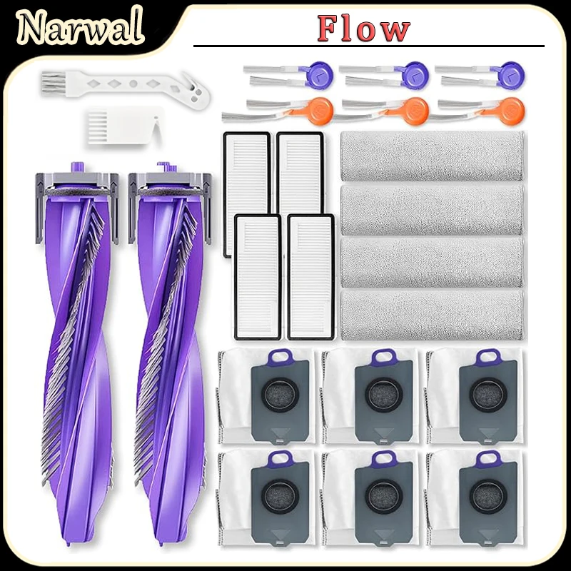 accesorios-para-el-robot-aspirador-narwal-flow-cepillo-principal-filtro-hepa-pano-de-limpieza-cepillo-lateral-bolsas-de-polvo-repuestos