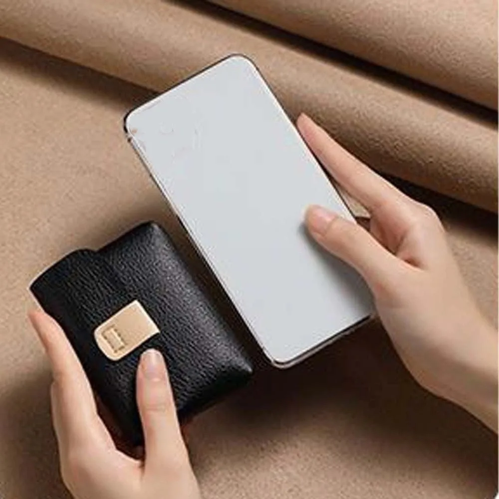 

Solid Color Short Coin Purse Large Capacity Korean Style Small Leather Wallet Waterproof Lipstick Bag ID Credit Card Holder