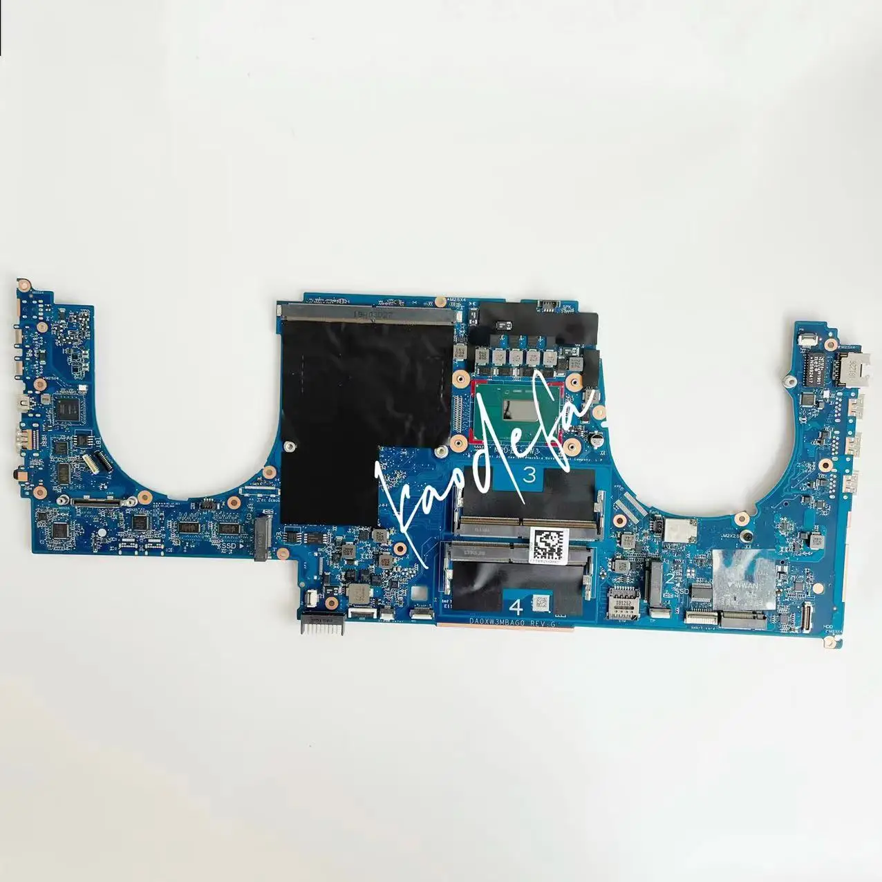 Placa-mãe para laptop HP ZBOOK 17 G5 DA0XW3MBAG0 com CPU I5 I7 DDR4 100% teste OK