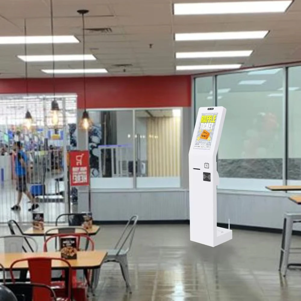 Touch Screen Fast Food Self-Service Ordering Kiosk Floor Stand Ticket Vending Payment Machine SDK Self Checkout Kiosk