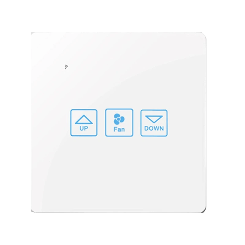 Hot-Fan Speed Control Touch Switch Wifi Smart Deluxe Crystal Panel Switch Tuay App Remote Control 90V 250V EU UK Switch