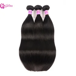 Rechte Bundels Menselijk Haar 8-32 Inch 12A 100% Onverwerkte Braziliaanse Rechte Bundels Haar Natuurlijke Kleur 3 Bundels 100 g/bundel