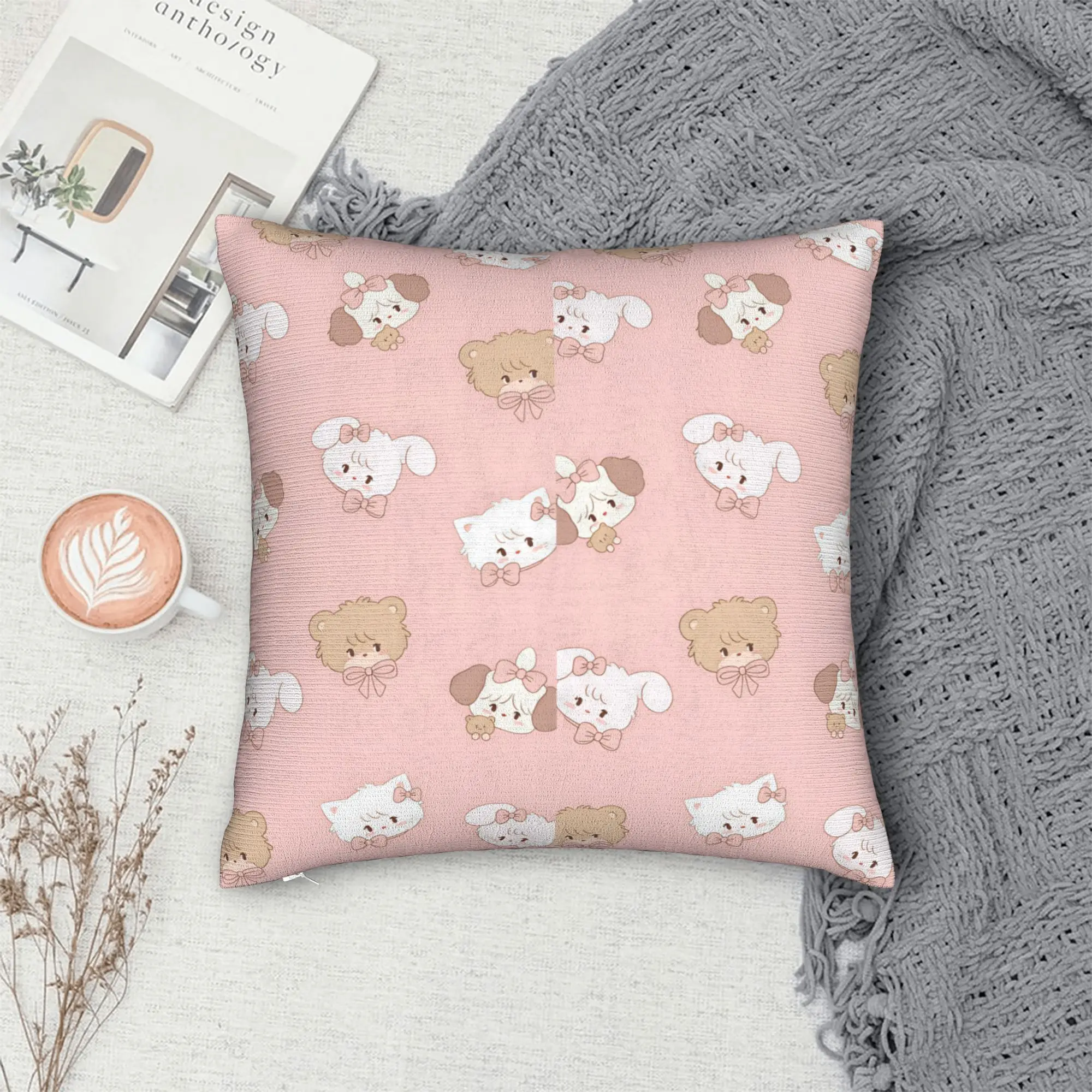 Pillow Cover Mikkos Mousses  Fashion Pillow Case For Sofa Home Decoration Pillowcases