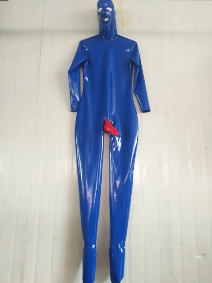 

Latexanzug rubber Gummi tight fitting cosplay suit overall Ganzug! Range