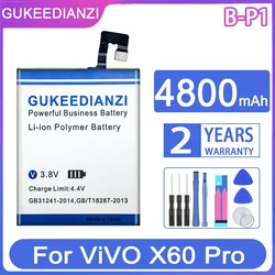 GUKEEDIANZI Replacement Battery B-P1 BP1 4800mAh For ViVO X60 Pro X60Pro Mobile Phone Batteries