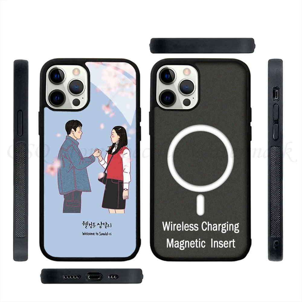 K-Drama Welcome To Samdal-ri Phone Case Strong Magnetic For IPhone 15 14 13 Pro Max 11 12 Mini Alex