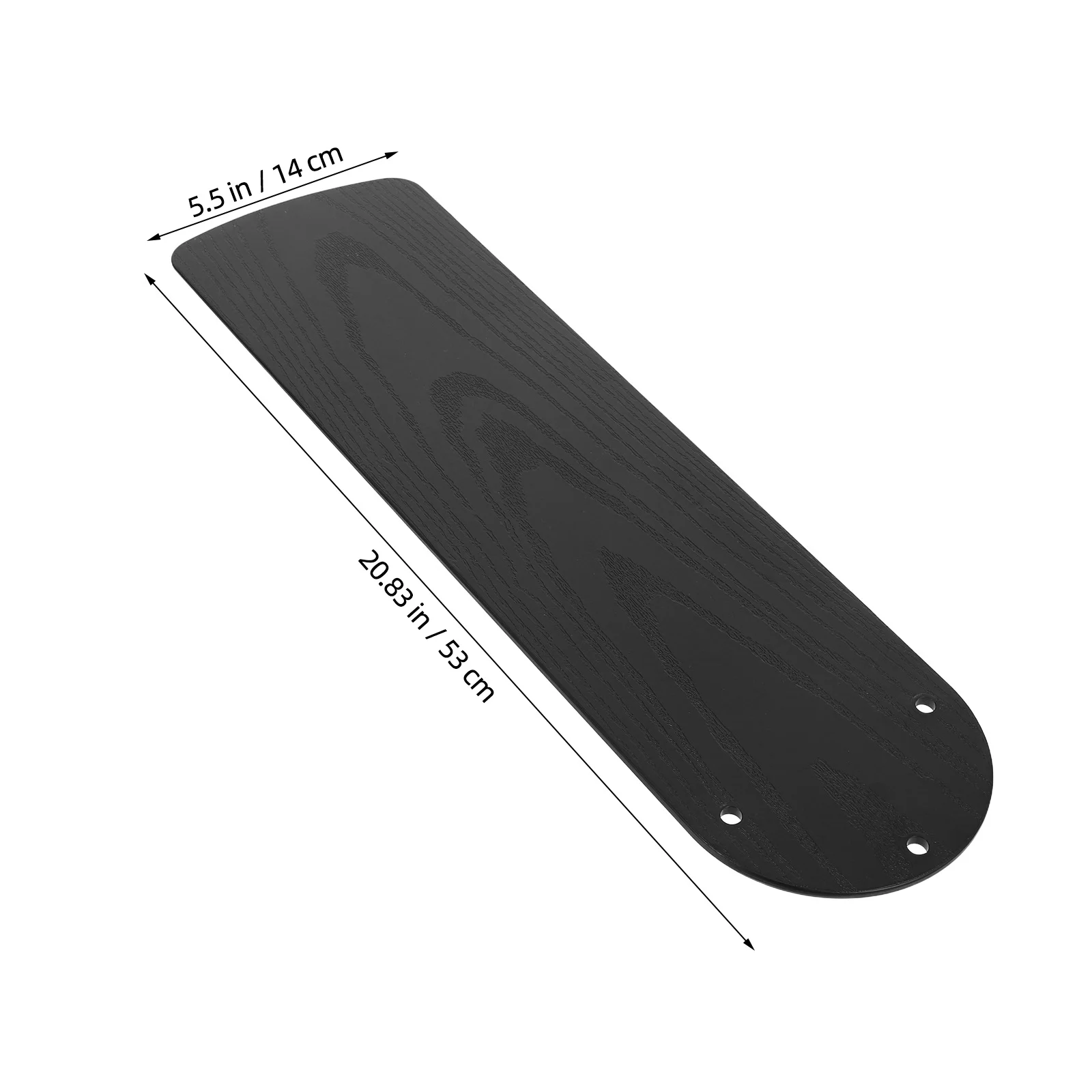 استبدال شفرة مروحة السقف البلاستيكية نمط الحبوب الخشبية سهلة التركيب للمنزل والمكتب وغرفة النوم قطع غيار شفرات المروحة الهادئة