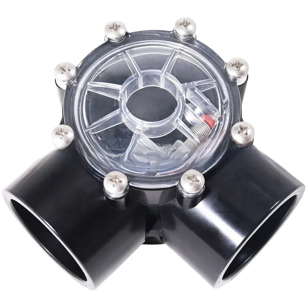 1 Pcs 2 Inch Right Angle Two Way Water Valve 146519 Pool Diverter Split Flow Control Rust Resistant Plastic For Swimming Pool