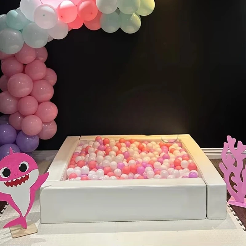 

Customizable Mini Ball Pool Outdoor/Indoor Soft Game Field Pastel Ball Pool Suitable for Baby Home Commercial Use Soft EVA