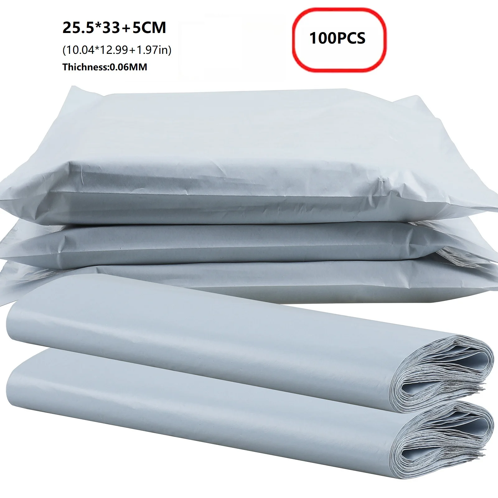 25.5*33cm 포장용 배송 가방 택배 가방 자체 접착 씰 흰색 우편 가방 봉투 보관 가방 두꺼운 택배 가방