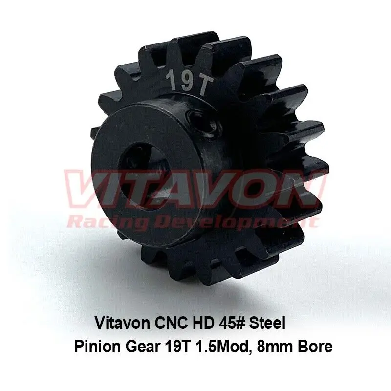 VITAVON CNC X-MAXX DBXL 5B 용 피니언 기어, 45 # HD 1.5Mod 19T, 8mm 보어