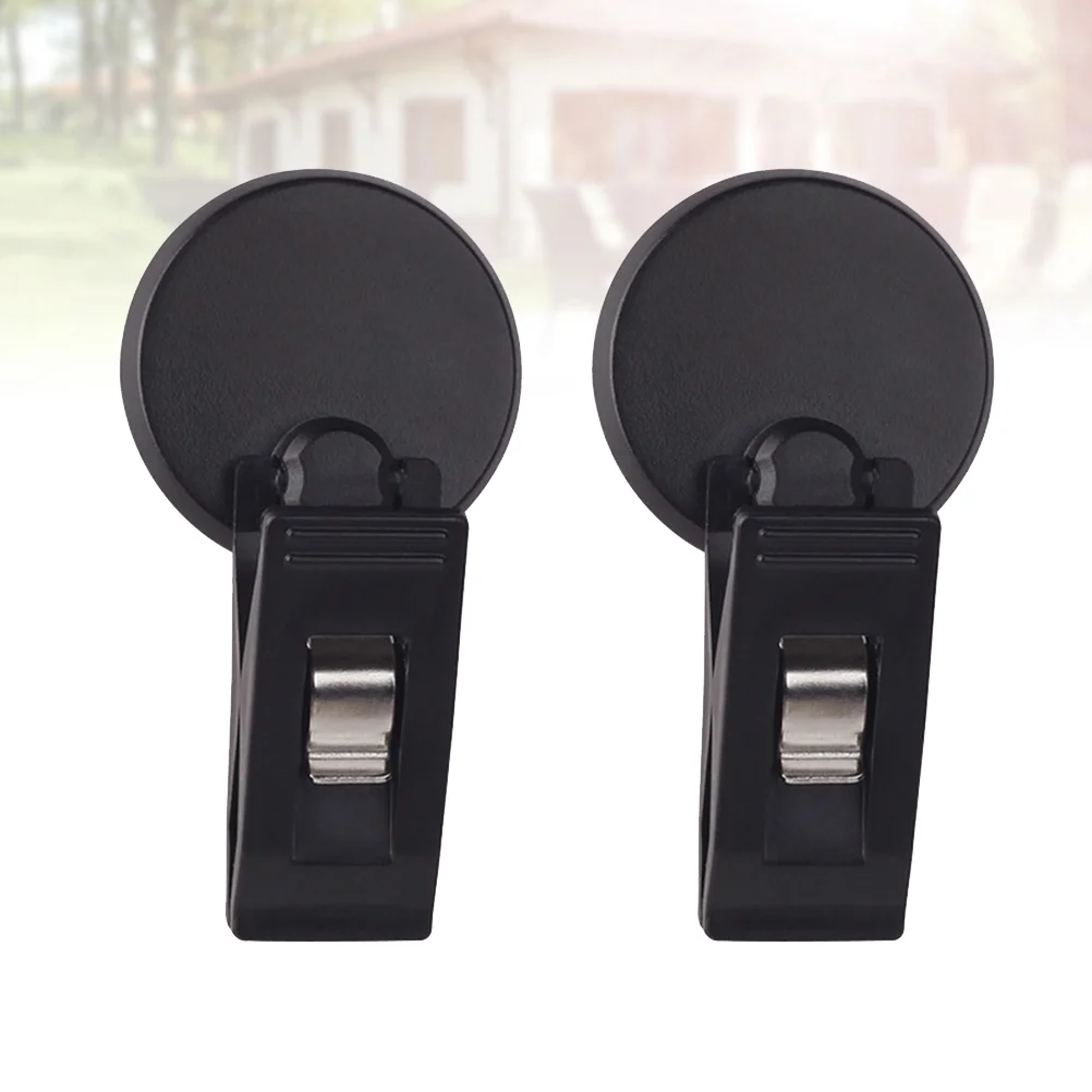 2 Pcs Vehicle-mounted Access Control Holder Ticket Folder Bill Clip Car Multi-function