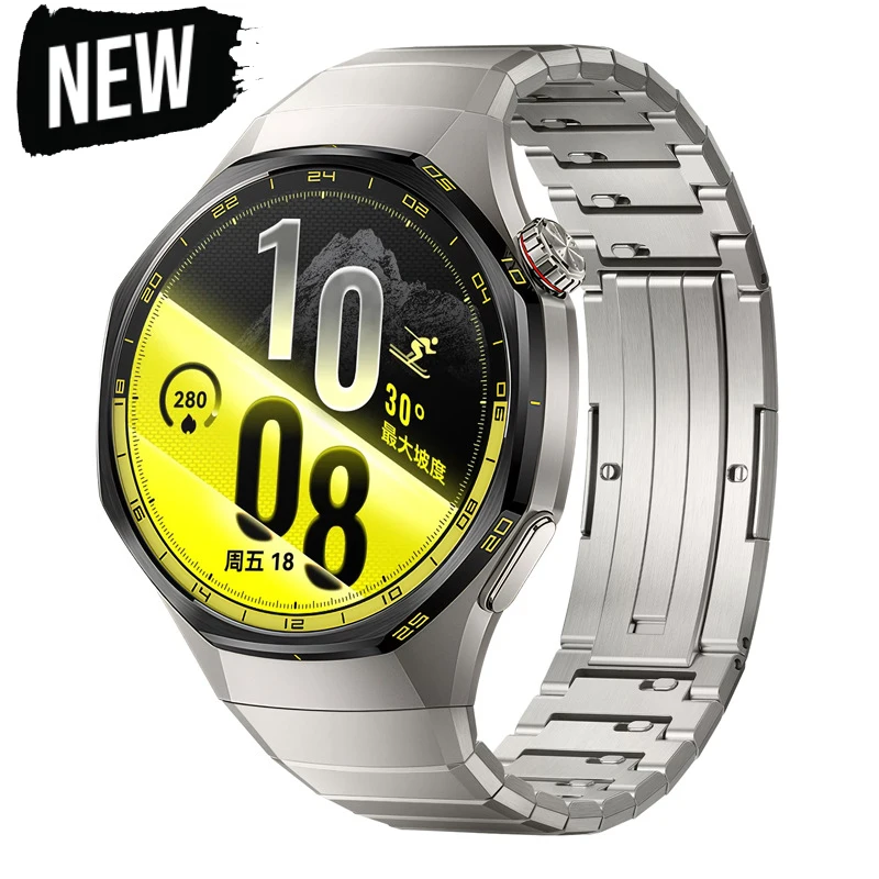 Bezszwowy, szybkozłączny pasek z tytanu do Huawei Watch GT7 Pro 46mm, metalowa bransoleta do Huawei Watch GT6 Pro 46mm.
